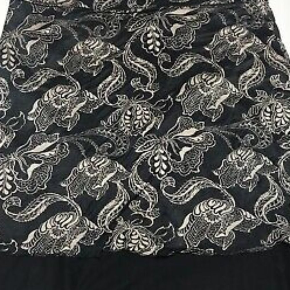 Skirt Women's Black Brown Face Cream Reversible Black Active Yoga-
